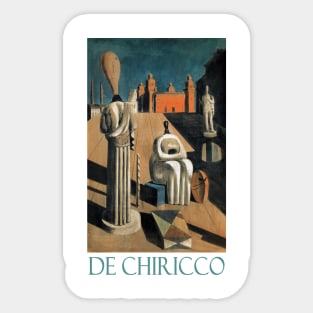 The Disquieting Muse by Giorgio de Chirico Sticker